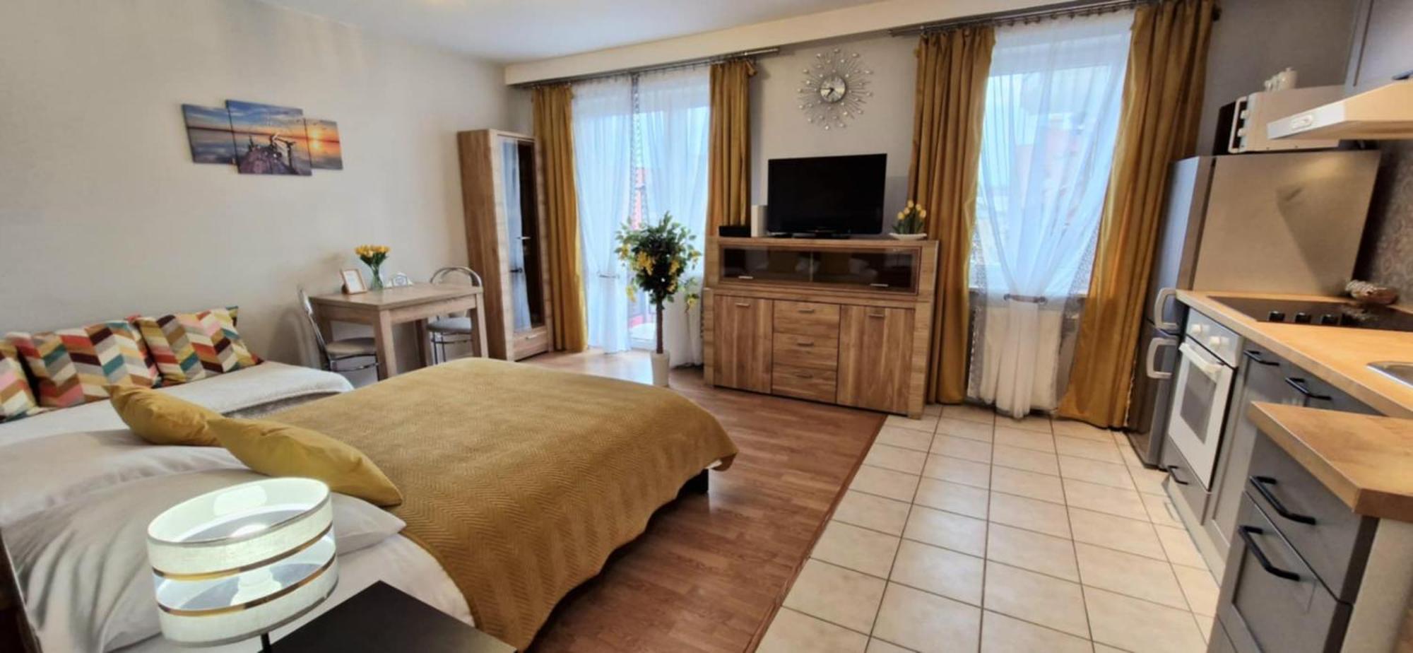 Cozy Modern Apartment Sunrise Studio 35M2 Balcony 3 Persons Cracovia Esterno foto